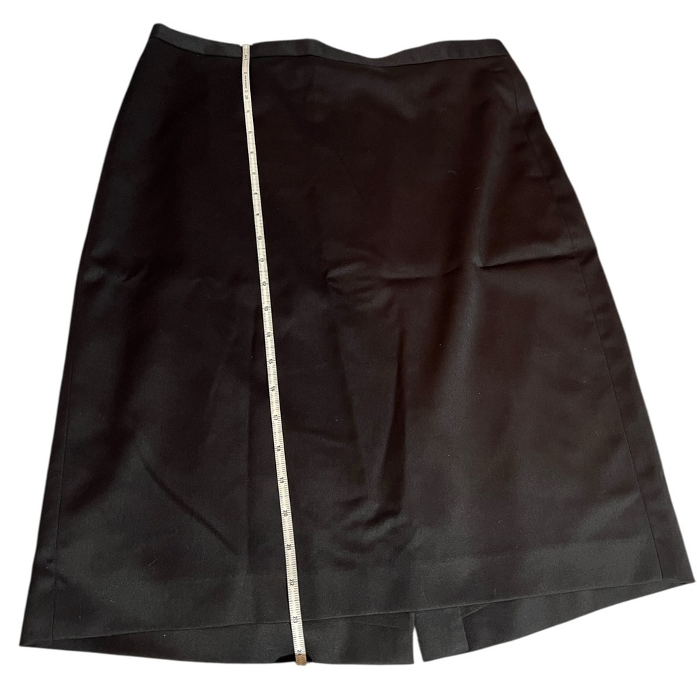 Anne Klein Black and White Pencil Skirt Knee-Length, size 10